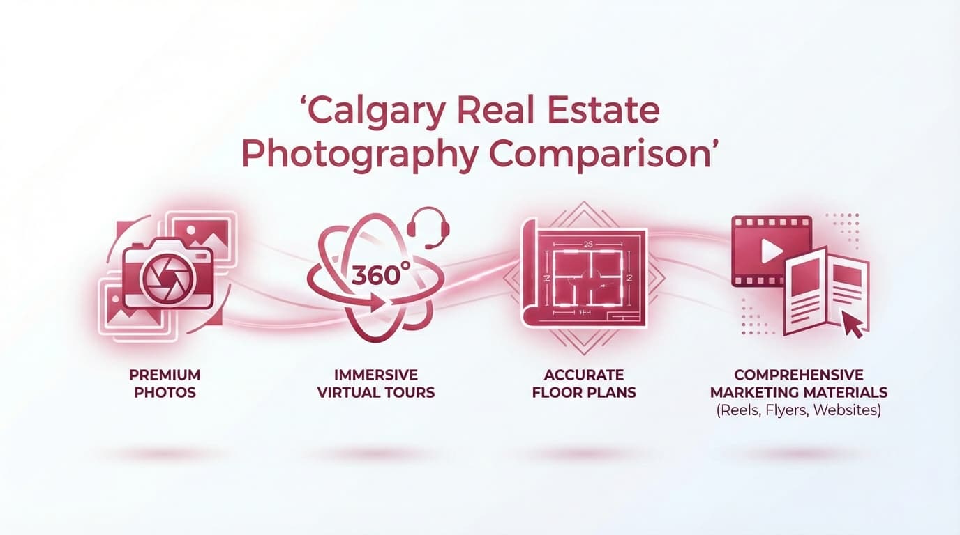 Real estate photography comparison in Calgary guide for choosing a listing media provider