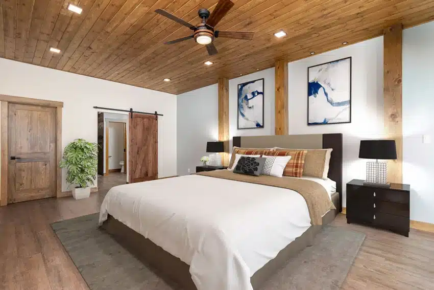 Virtually staged farmhouse-style room for a vacant Calgary home listing by Photos 4 Real Estate