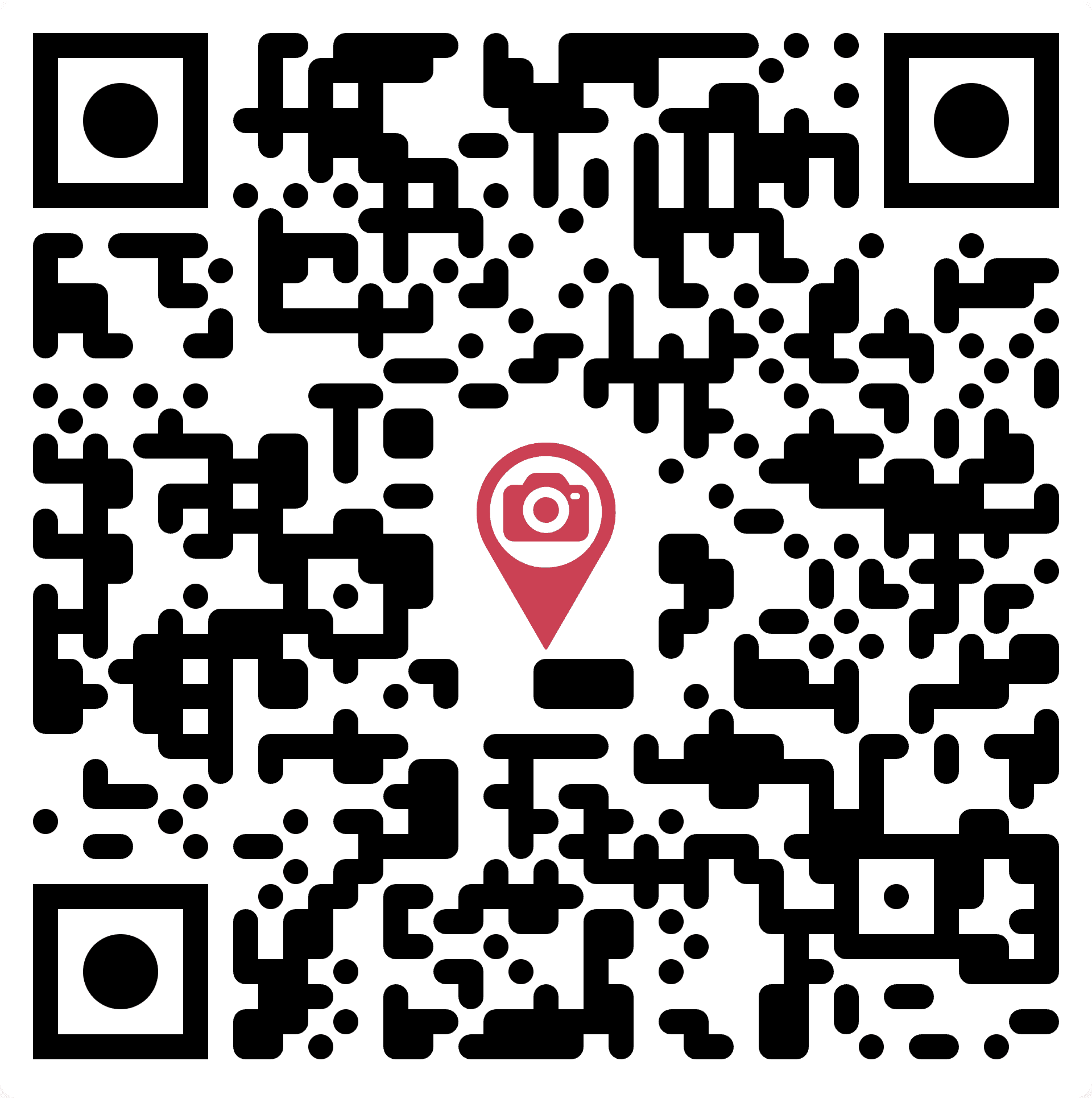 Social style QR code example for real estate social media and listing promotion