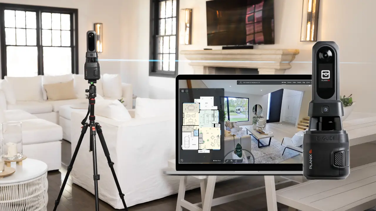 Real estate floor plan generated from iGUIDE property scan