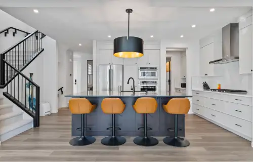 Modern kitchen photographed for a Calgary real estate listing by Photos 4 Real Estate