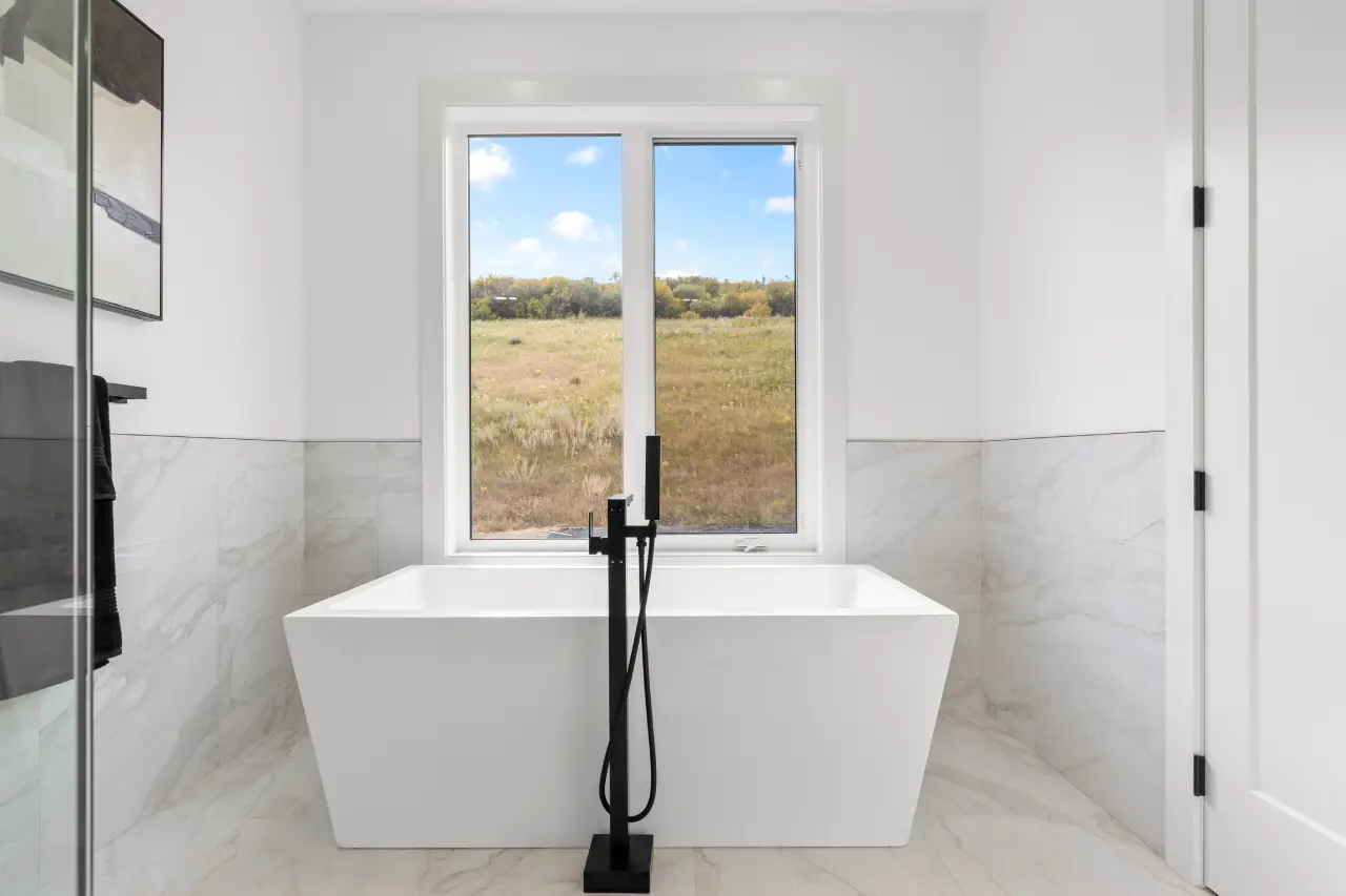 Bathroom photographed by Photos 4 Real Estate for a Calgary real estate listing