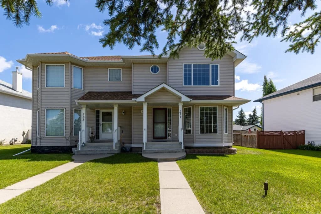 Bright interior real estate photo of a High River home prepared for an MLS listing