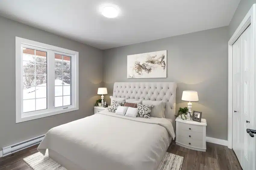 Virtually staged bedroom interior by Photos 4 Real Estate