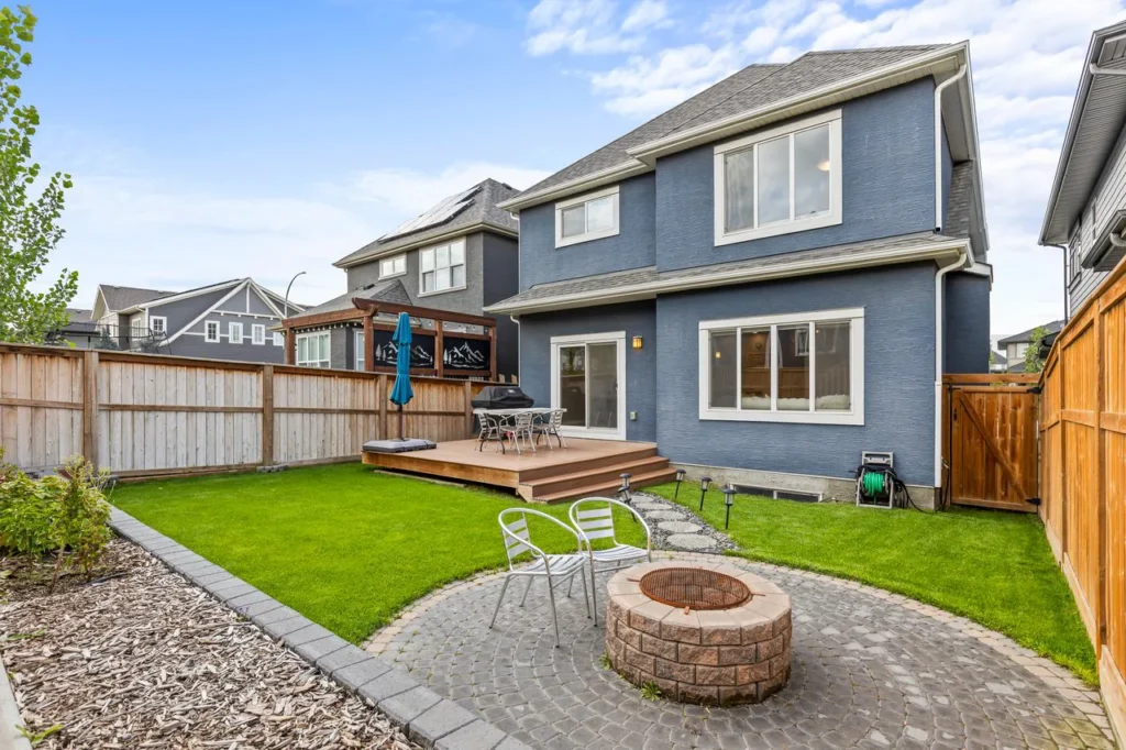 Backyard of a House - Calgary Real Estate Photos