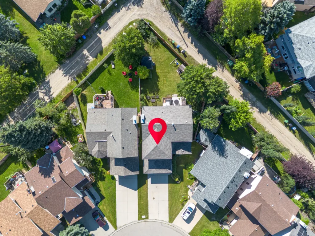 Drone Photo - view from the top of a house
