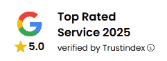 top rated service badge